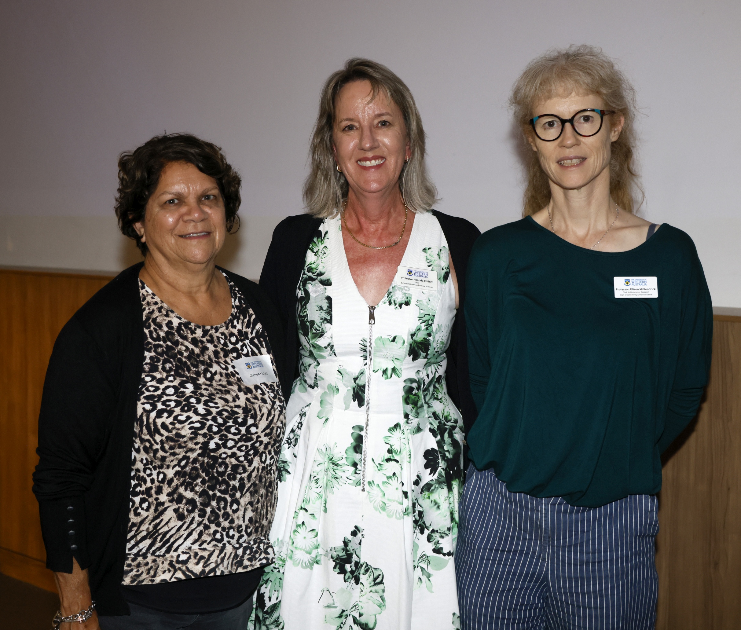 Professor Allison McKendrick with other SHCS award winners
