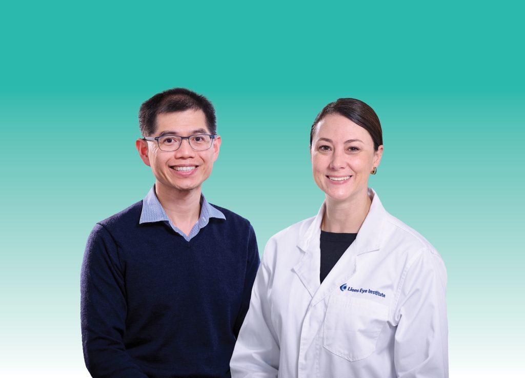 Associate Professor Fred Chen and Dr Livia Carvalho