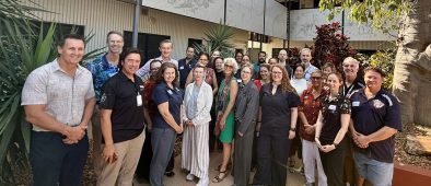 NHMRC representatives visit<br>Lions Outback Vision